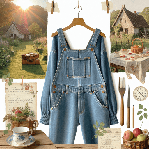 Overall Jeans dan Cottagecore: Transformasi Gaya Santai dan Natural