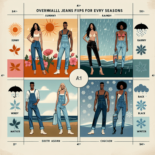 Overall Jeans untuk Semua Musim: Tips Styling untuk Setiap Cuaca